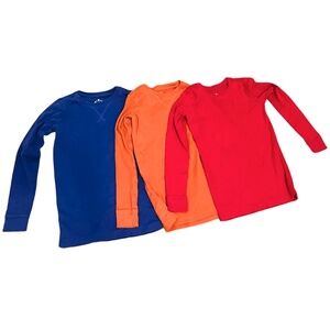 Primary Organic Long Sleeve Pajama Top 3 Pack 100% Cotton Size 6-7